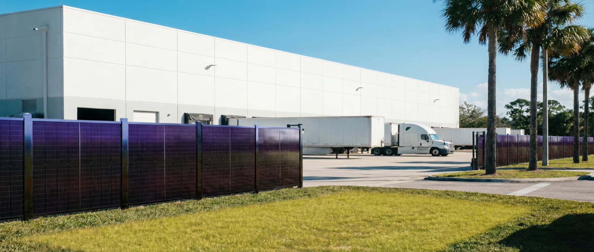 SOL Fence solar fence for commercial properties in Florida